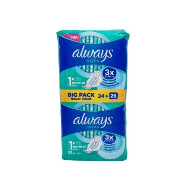   Always Ultra 1 Normal With Wings - Big Pack - 26's / Always betét [FR,GR,MT,CY,UK,IE,DE,IL]
