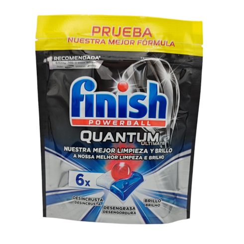 Finish - Tablet - Quantum Ultimate - Regular - 6Wb/75g / Finish mosogató tabletta [ES,PT]