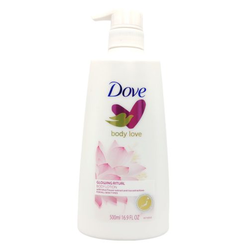 Dove testápoló / body lotion pump Glowing Ritual 500ml [EN,FR]