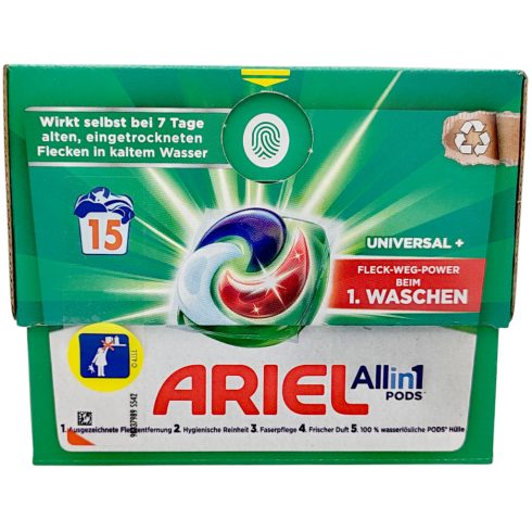 Ariel mosókapszula / Washing Pods Universal+ 15wb/321g [DE,AT,CH]