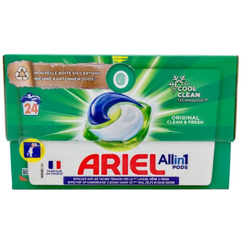 Ariel mosókapszula / Washing Pods Clean&Fresh Original 24wb/492g [FR,BE,LU]