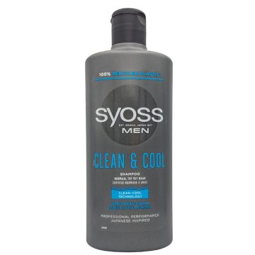  Syoss Shampoo MEN 440ml Clean Cool / Syoss férfi sampon [NL,FR]