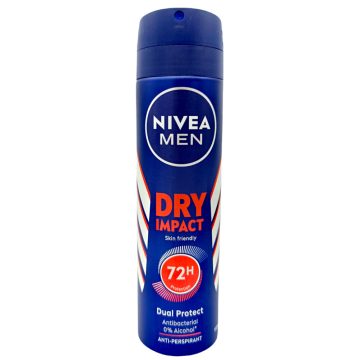  Nivea Deo MEN Dry Impact 150ml / Nivea férfi deo 150ml [EN,PL]