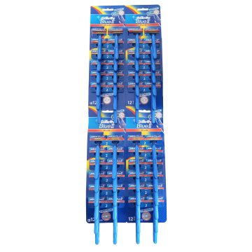 Gillette Disposable BlueII Plus 2's Cardboard