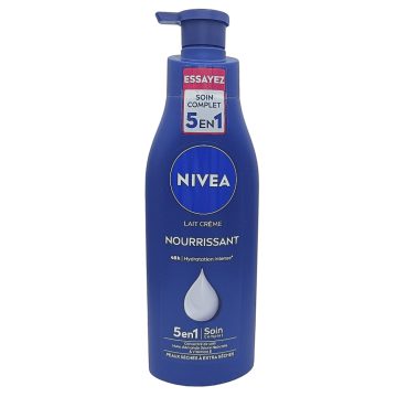 Nivea Bodylotion 5-in 1 Pump Nourishing Cream Milk 250ml