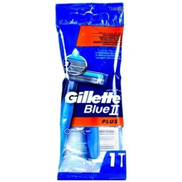   Gillette Blue II Plus - Razor - 2Blades - Easy Grip - 1 Piece