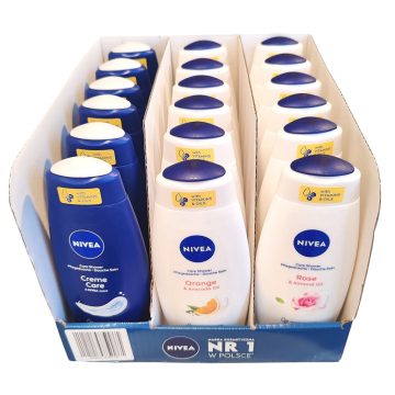 Nivea Shower Gel 500ml Mixed Case 500ml 18pcs
