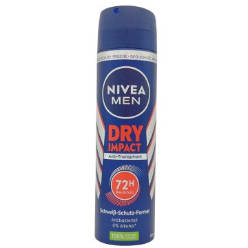 Nivea Men - Deodorant - Spray - Dry Impact - 150ml