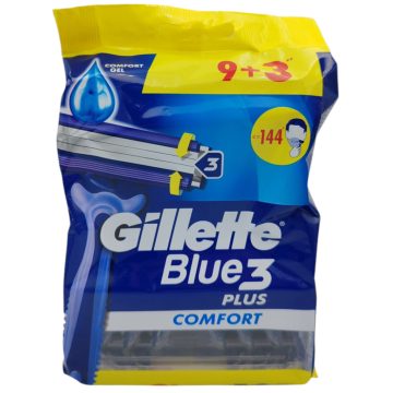 Gillette Blue3 Plus Disposable blades Comfort 12 Pcs