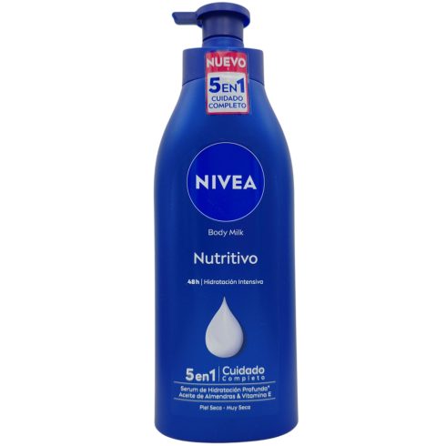 Nivea Bodylotion Pump - Nutritive 5in1 - Intensive Hydration - 500ml