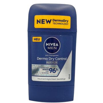 Nivea Stick deo Men Derma Dry Control - Maximum - 50ml