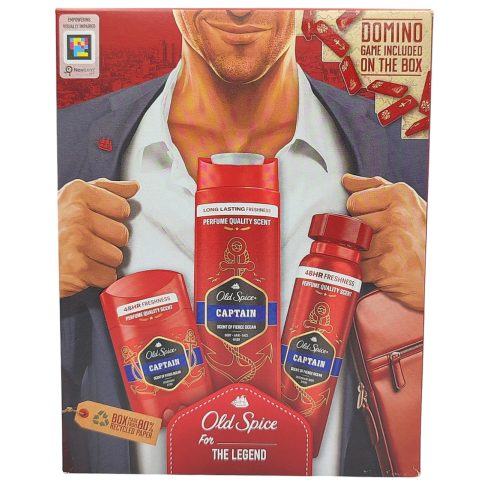 Old Spice Giftset Captain 3 Pcs