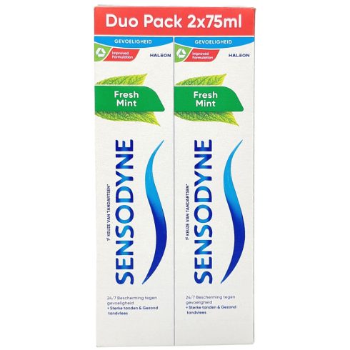 Sensodyne Toothpaste Fresh Mint Duo Pack - 2x75ml