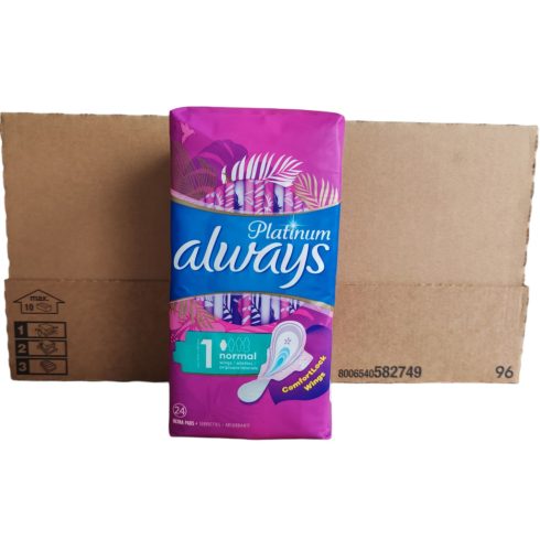 Always - Maandverband - 1 Normal With Wings - Platinum - 4x24 Stuks