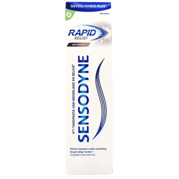 Sensodyne Toothpaste Rapid Relief Whitening 75ml