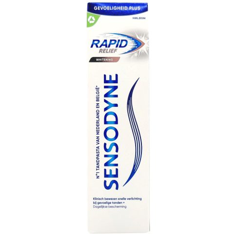Sensodyne - Tandpasta - Rapid Relief Whitening 75ml