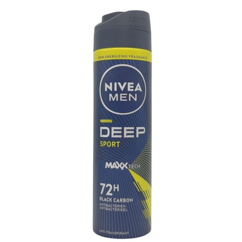 Nivea Men - Deodorant - Spray - Deep Sport Black Carbon - 150ml