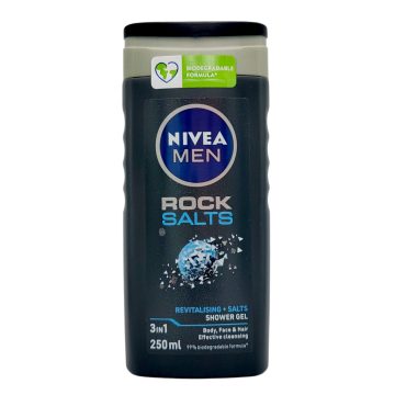 Nivea Men Shower Gel Rock Salts 250ml