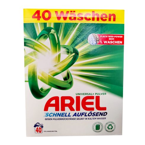 Ariel Washing Powder Universal+ Fast Dissolving 40W/2400g