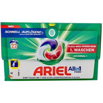Ariel All in 1 mosókapszula / Pods Universal+ 22wb/470,8g