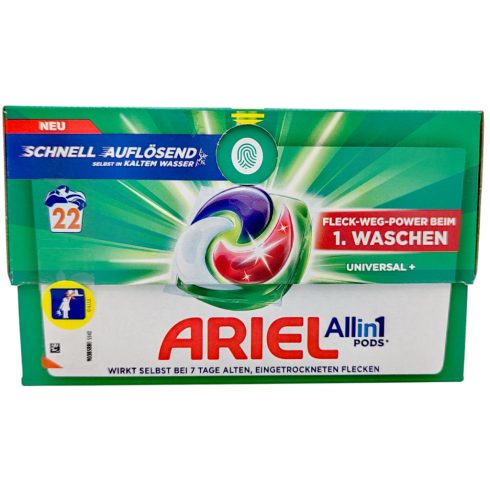 Ariel All in 1 mosókapszula / Pods Universal+ 22wb/470,8g