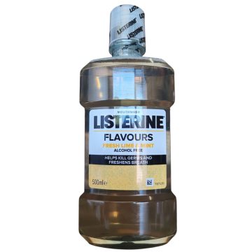 Listerine mouthwash 500ml Fresh Lime & Mint