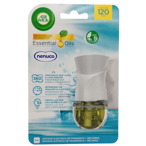 Air Wick Electric System & Refill Essential Oils Nenuco 19ml
