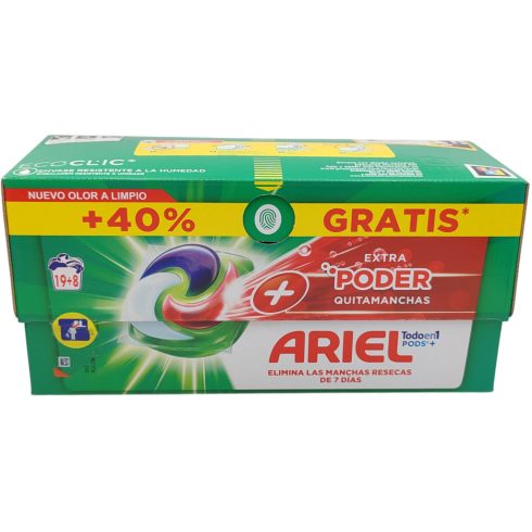 Ariel All in 1 mosókapszula / Pods Extra Stain Remower Power 19+8Wb/693,6g