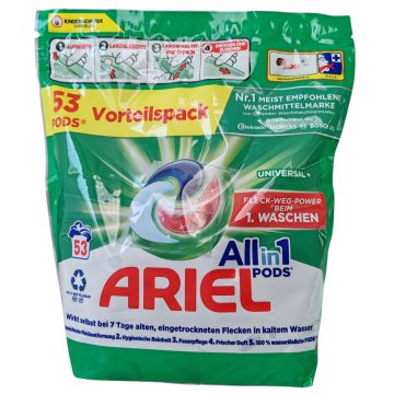 Ariel All in 1 mosókapszula / Pods Universal+ 53Wb/1134,2g