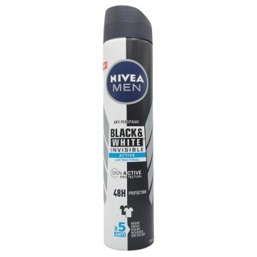   Nivea Deo Men Spray B&W Invisible Active 200ml / Nivea férfi dezodor