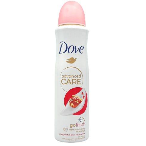 Dove - Deodorant - Spray - Advanced Care - Pomegranate & Lemon Verbena Scent - 150ml