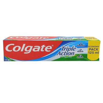Colgate Toothpaste Triple Action 125ml ( no Arabic text )