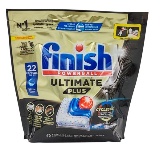 Finish Caps Powerball Ultimate Plus - Fresh - 22Wb/268.4g