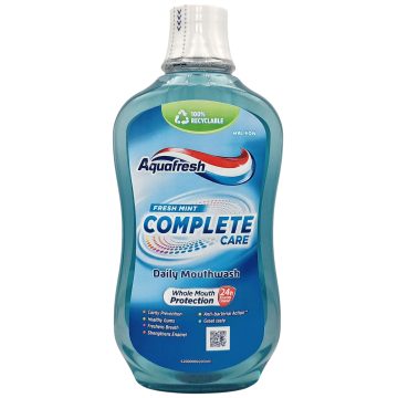   Aquafresh Mouthwash Complete Care Fresh Mint 500ml / Aquafresh szájvíz [EN]