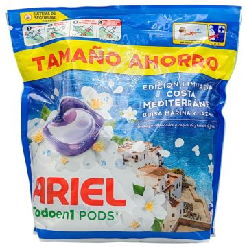 Ariel Pods Mediterranean Touch of Lenor 60's