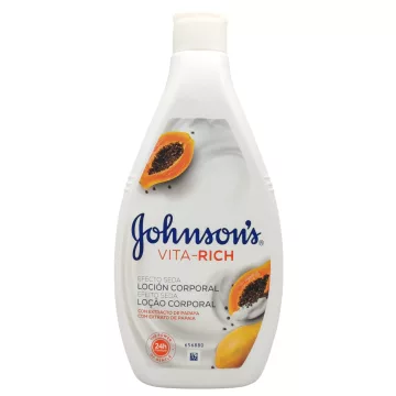 Johnson's Body Lotion 400ml Vita Rich Papaya Extract
