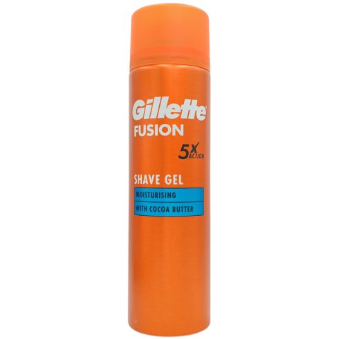 Gillette Shaving Gel Fusion5 Moisturising - Cocoa Butter - 200ml / Gillette borotvagél