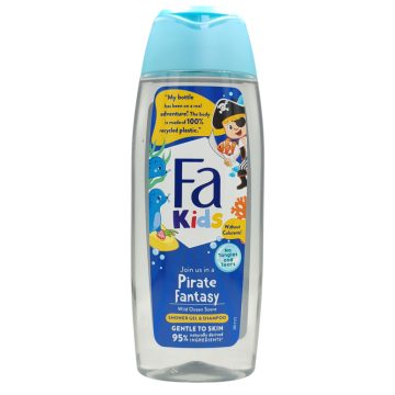 Fa Shower Gel 250ml Kids Pirate Wild Ocean Scent