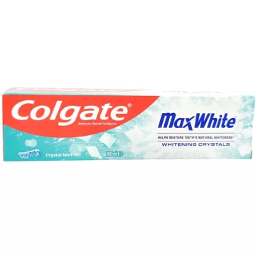 Colgate Toohpaste 100ml Max White Crystal Mint Gel