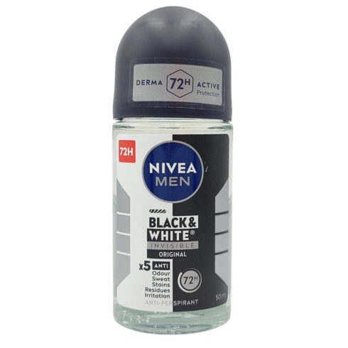 Nivea Roll On 50ml MEN Black&White Invisible Original