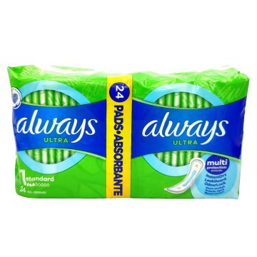   Always Ultra Size 1 Standard 24st. / Always betét [RO,BG,RS,HU,LV,LT,CZ,SK,SI,PL,HR]